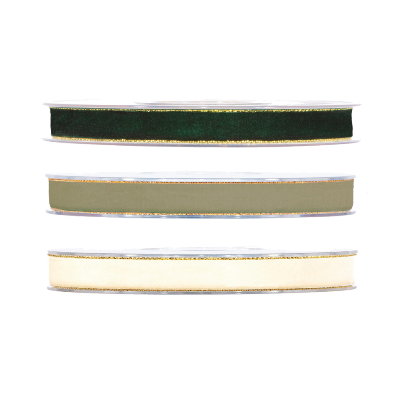 Nastro Velluto Bordo Oro