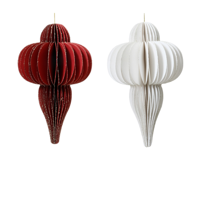 Ornamento in Carta Plissé 20cm