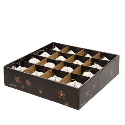 Pendente Natalizio in Carta Plissé 8cm