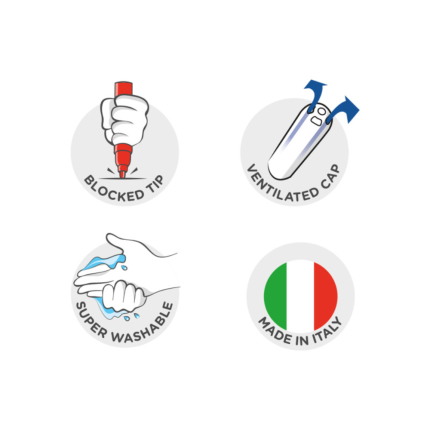 Pennarelli Punta Fine Joy 1 Metro (100 Pezzi)