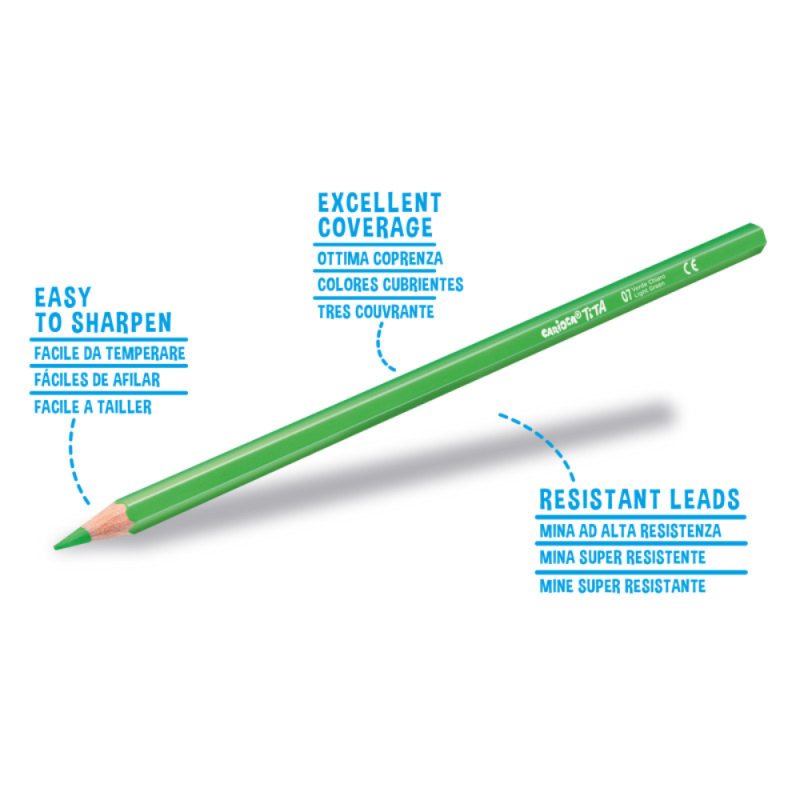 Matite Colorate Tita (24 Pezzi)