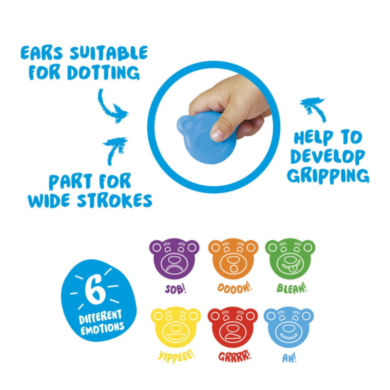 Pastelli Teddy Crayons Baby (48 Pezzi)