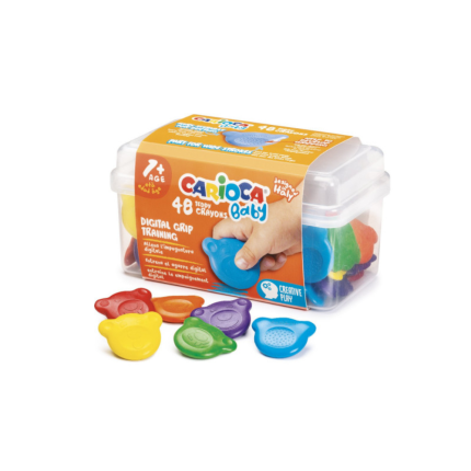 Pastelli Teddy Crayons Baby (48 Pezzi)