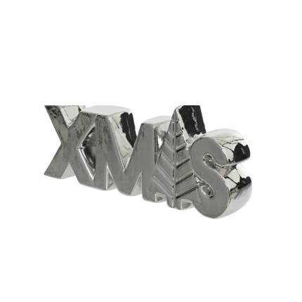 Scritta Xmas in Porcellana Argento