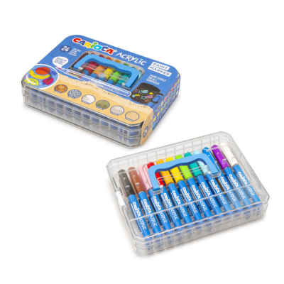 Marcatori Acrilici Paint Marker Box Carioca (24 Pezzi)
