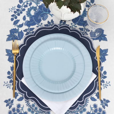 Piatti in carta Fiordaliso in confezione da 8 pezzi 2