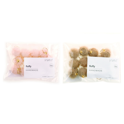 Pompon Fluffy (12 pezzi)