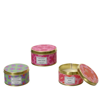 Candela in Latta Floreale