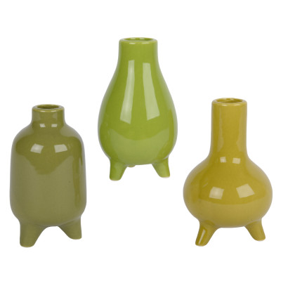 Vaso Verde con Piedini