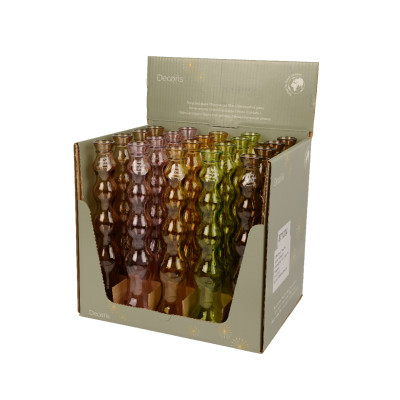 Vaso Ondulato in Vetro Riciclato 28cm 2