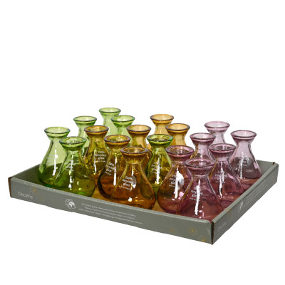 Vasetto a Bottiglietta In Vetro Colorato 2