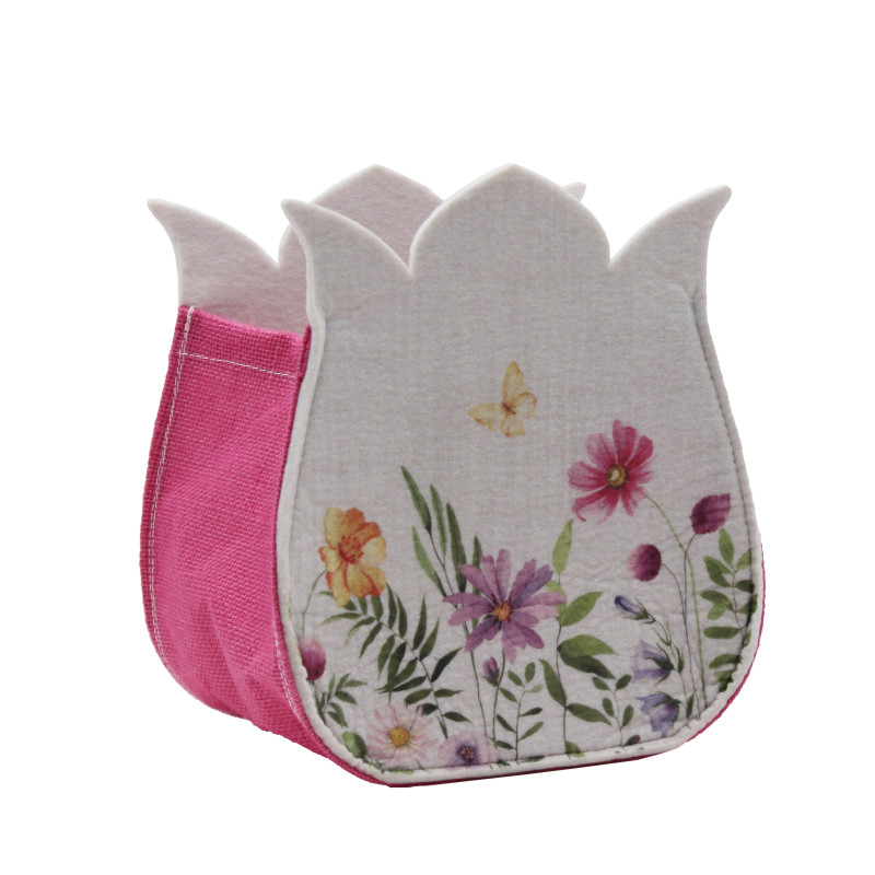 Contenitore Fiori di Campo in Feltro