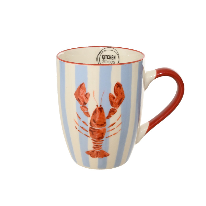 Tazza Aragosta In Porcellana