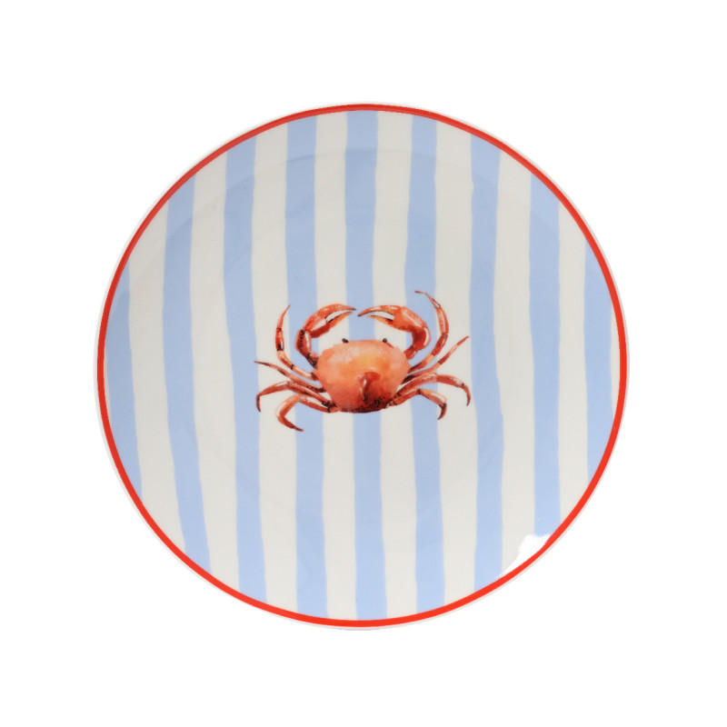 Piatto Granchio in Porcellana