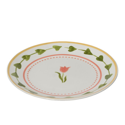 Piatto Tulip in Porcellana