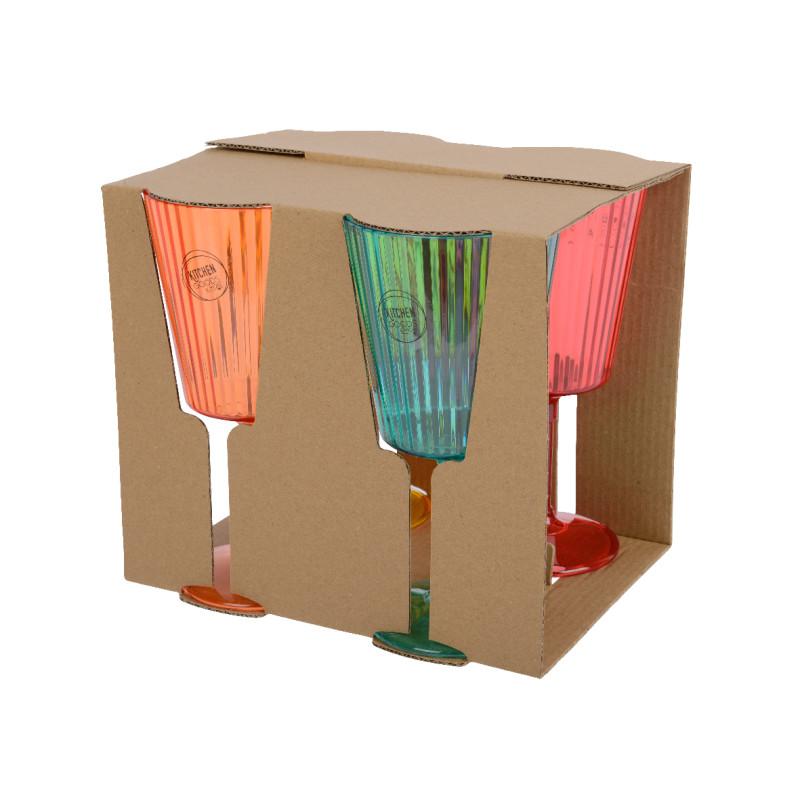 Bicchiere di Vino Colorato (4 Pezzi)