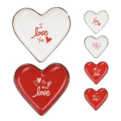 Piatto Cuore in Ceramica