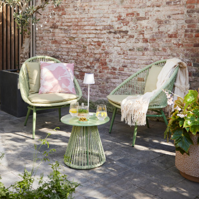 Set Tavolino e 2 Sedie Santa Cruz