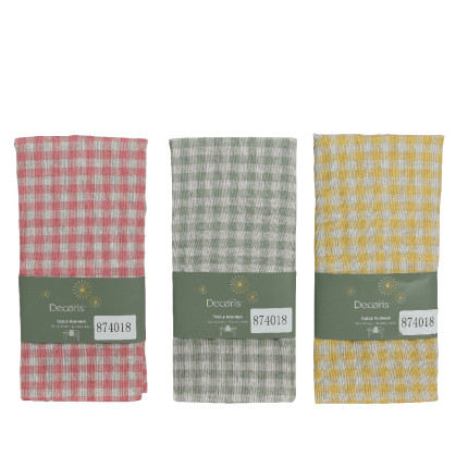 Runner da Tavolo a Quadri