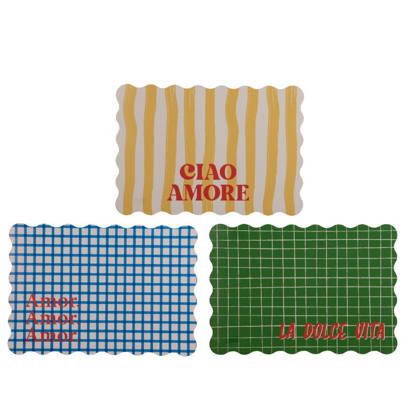 Tovaglietta Ondulata Fantasia Polipropilene