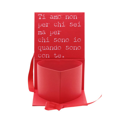 Scatola Regalo Cuore con Scritta