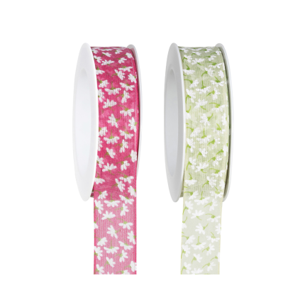 Nastro Tessuto Fiorellini Animato