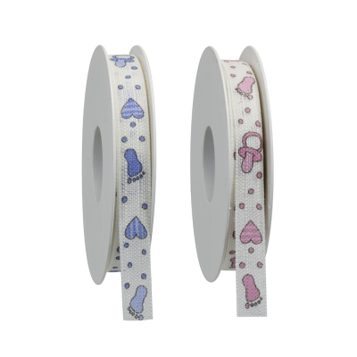 Nastro Tela Piedini Ciucci e Cuoricini