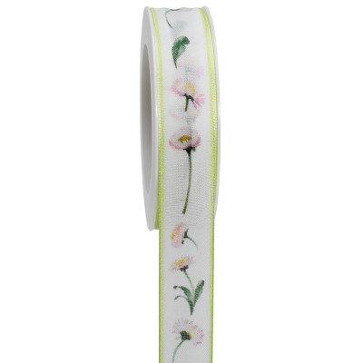 Nastro Tessuto Margherite