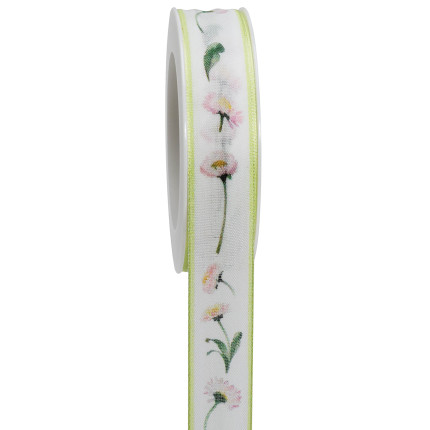 Nastro Tessuto Margherite