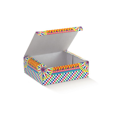 Scatola In Cartoncino Portadolci Mediterraneo 2