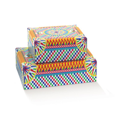 Scatola In Cartoncino Portadolci Mediterraneo