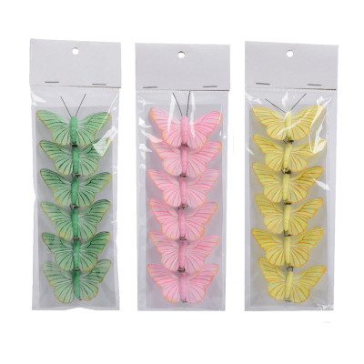 Clip Farfalla Colorata (6 Pezzi) 2