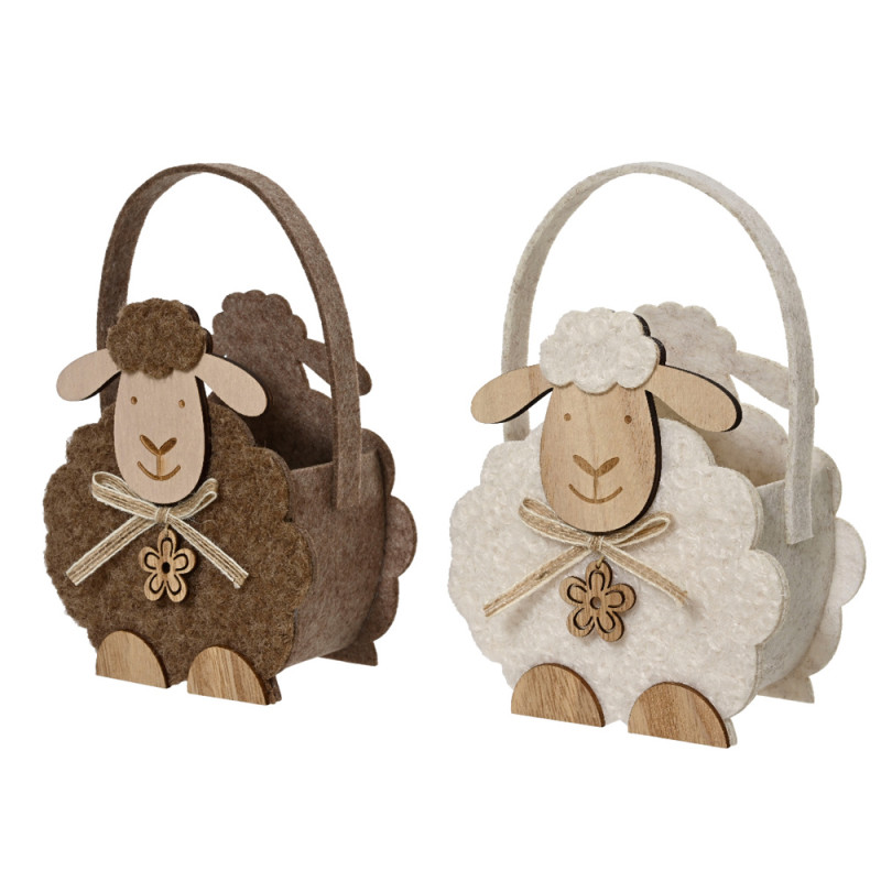 Borsetta Pecora In Feltro