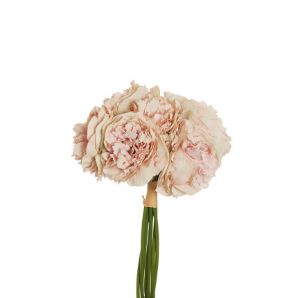 Mazzo di 7 Peonie Con Raffia