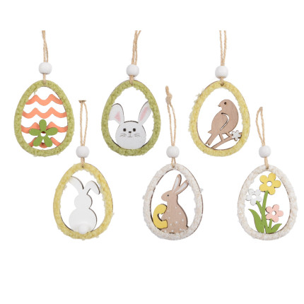 Ovetto Intagliato Pendente