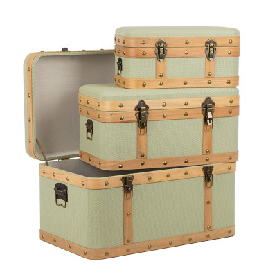 Baule Vintage in Ecopelle Salvia