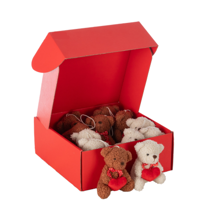 Orsetto Peluche con Cuore 11cm
