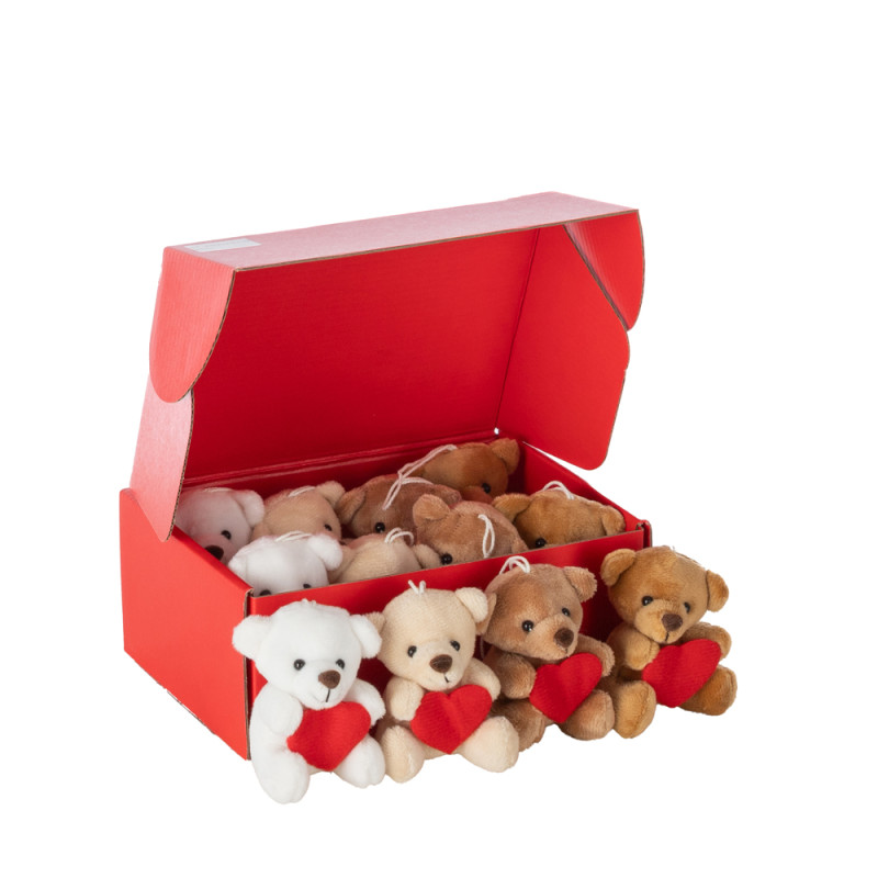 Orsetto Peluche con Cuore 8cm