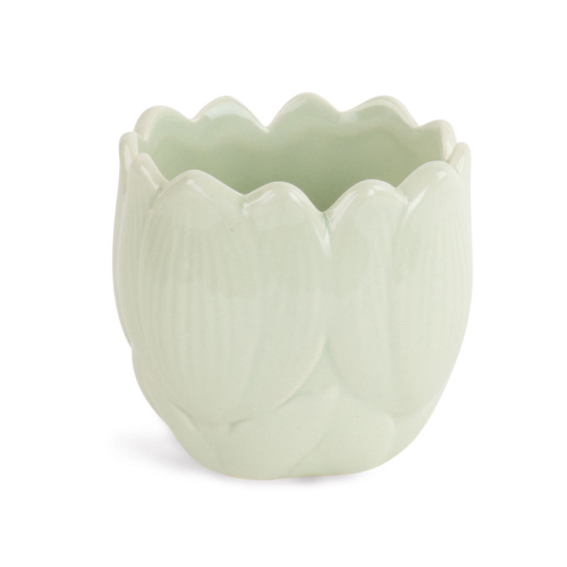 Cachepot Tulip Verde Chiaro
