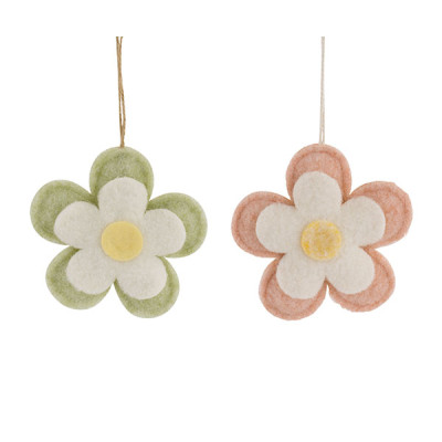 Fiore in Feltro Pendente