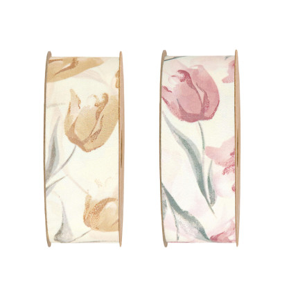 Nastro Tessuto Tulipani