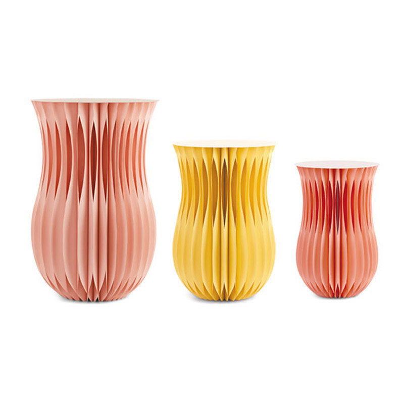 Tavolino in Carta Plissé con Top