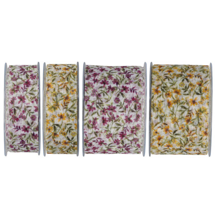 Nastro Tessuto a Fiori