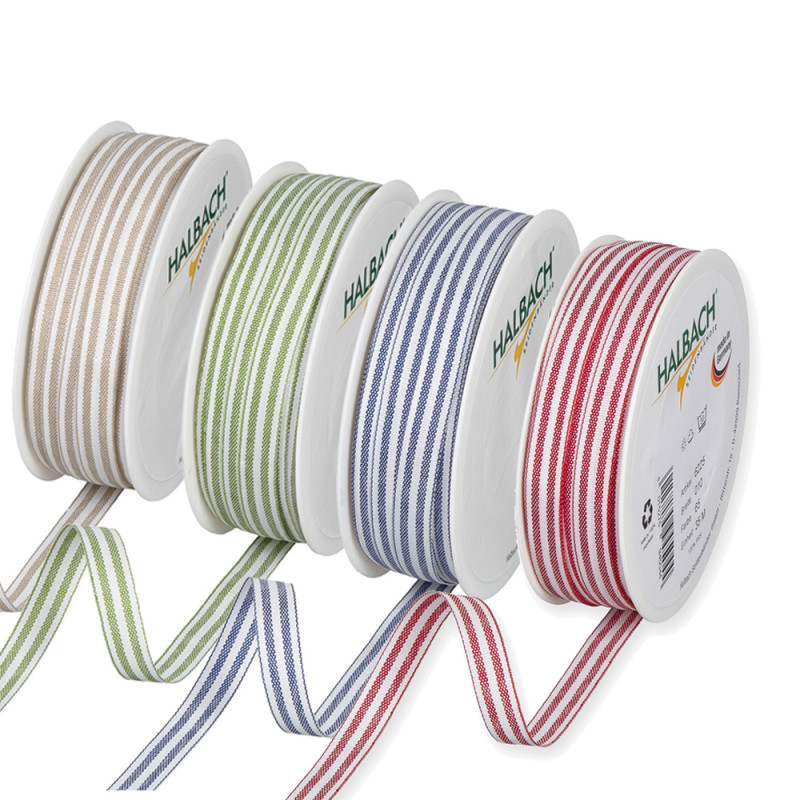 Nastro Tessuto A Righe