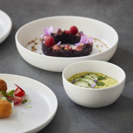 Piatto Fondo Bianco in Melamina