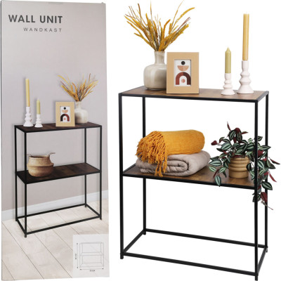 Mobile 2 Ripiani in Legno e Metallo