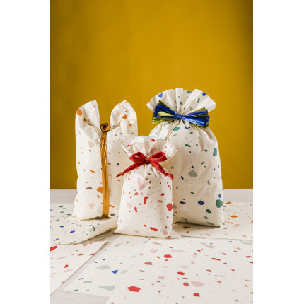 Buste Regalo in Polipropilene Graniglia (50 pezzi)