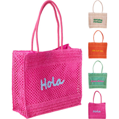 Borsa Spiaggia Intrecciata da Spalla