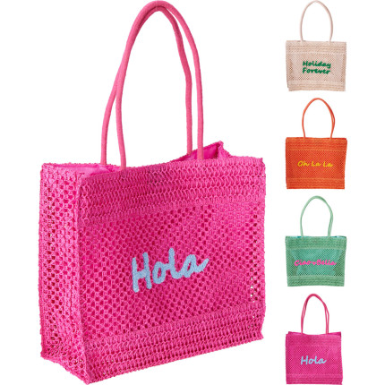 Borsa Spiaggia Intrecciata da Spalla