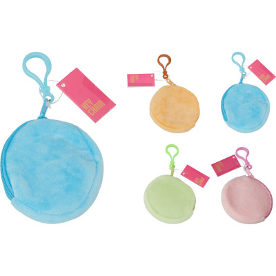 Portamonete Tondo Con Cerniera e Gancetto